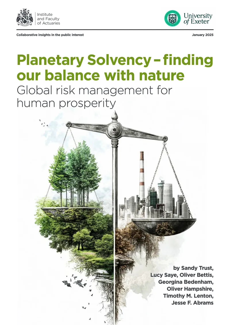 Planetary Solvency: Tipping into the wild unknown