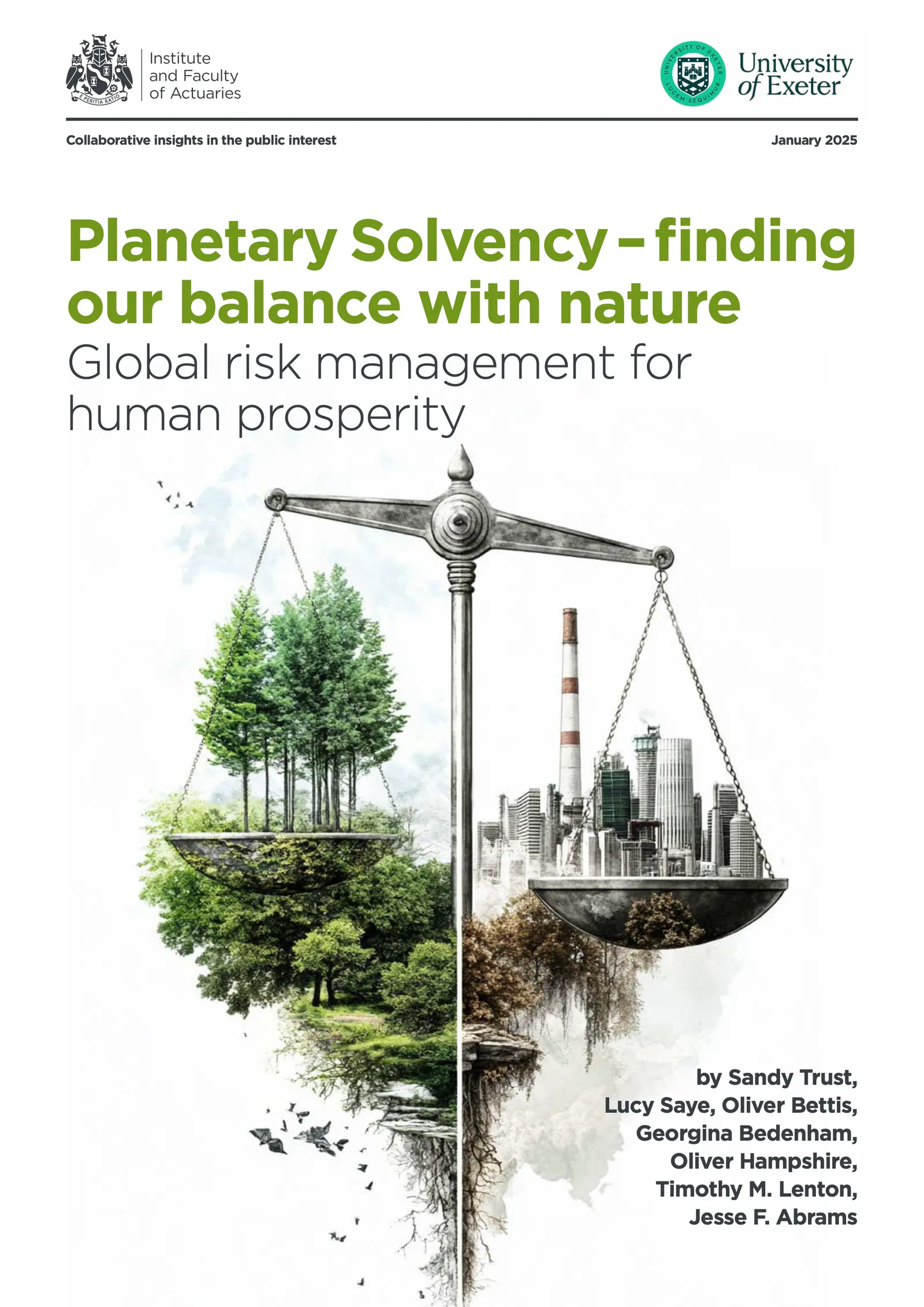 Planetary Solvency: Tipping into the wild unknown